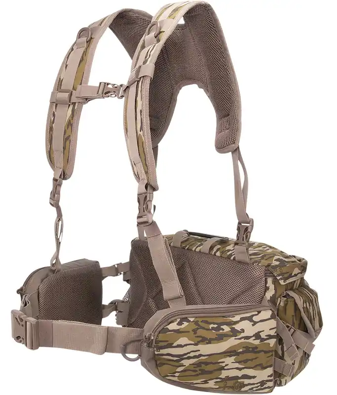 Muddy Pro Lumbar 500 Pack Mossy Oak Bottomland Polyester Zipper/Buckles Closure