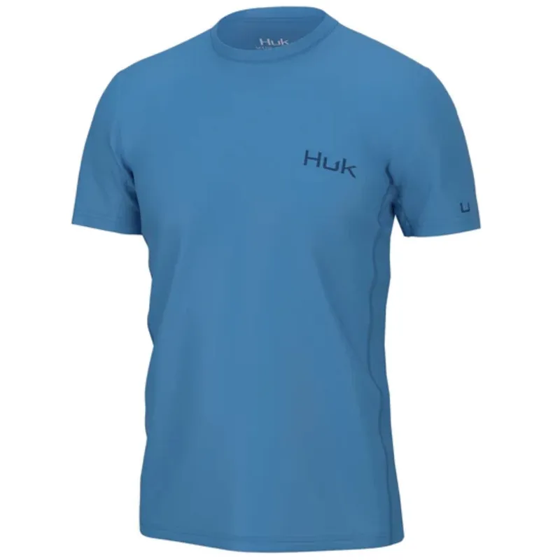 Huk Men‘s Icon X S/S Fishing Shirt - Azure Blue