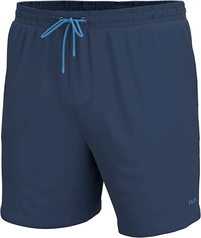 Huk Men’s Pursuit Volley Quick -Dry 5.5” Fishing Shorts - Sargasso Sea