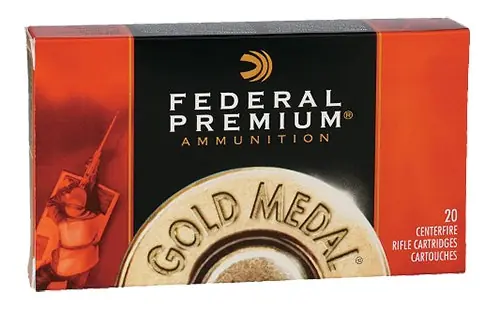 Federal Premium Gold Medal 338 Lapua Mag 250 Gr. Sierra MatchKing BTHP 20/Box