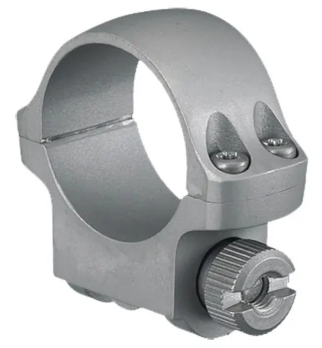 Ruger 3KHM Scope Ring Silver 1" Low