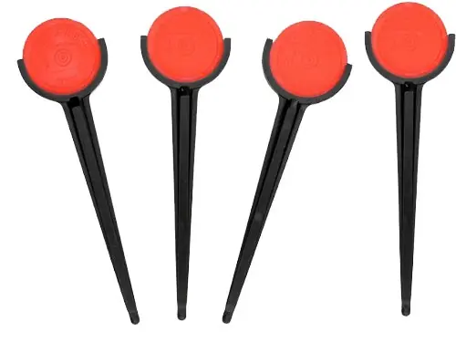Daisy ShatterBlast Stakes 8" Clays .22-.50 Ammo Shatter 4 Stakes/8 Disks