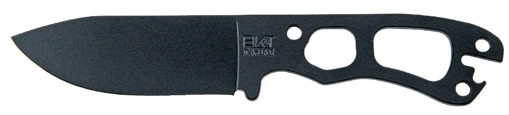 Ka-Bar Becker Necker 3.25" Fixed Drop Point Plain Black 1095 Cro-Van Blade/Black 1095 Cro-Van Handle