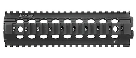 Troy Ind Drop In Accessory Rail AR-15 Black Hardcoat Anodized Aluminum
