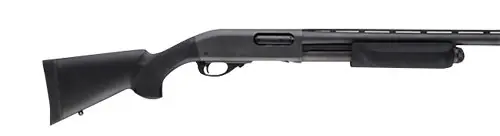 Hogue OverMolded Combo Kit Black Synthetic with Forend & 12" LOP for Remington 870