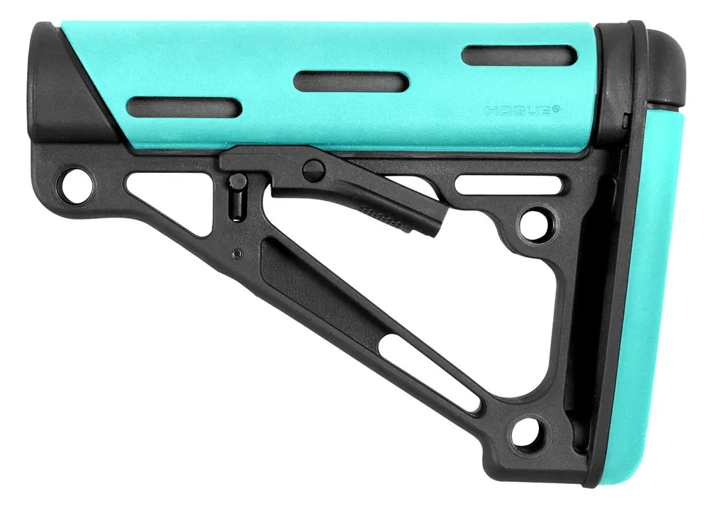Hogue OverMolded Collapsible Buttstock AR-15, M16 with Mil-Spec Tube (Tube Not Included)