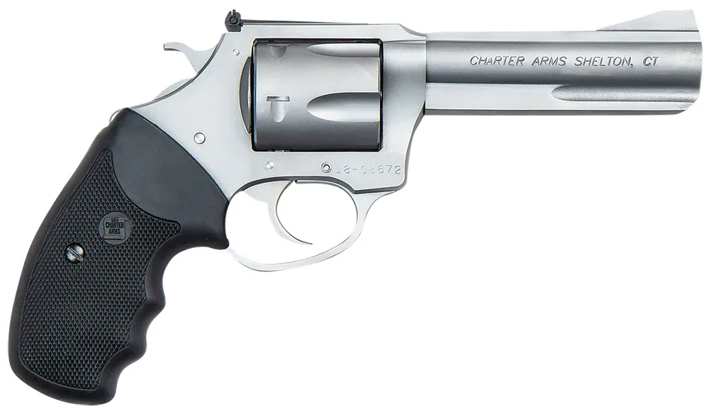 Charter Arms Professional VI Extra Large, 357 Mag 6 Shot 4.20" Matte Stainless Steel Barrel
