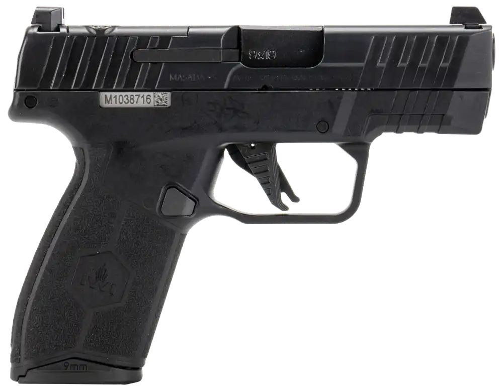 IWI US MASADA Slim Compact 9mm 3.40" 10+1 Striker-fired Optic Ready Black M9SLIM10