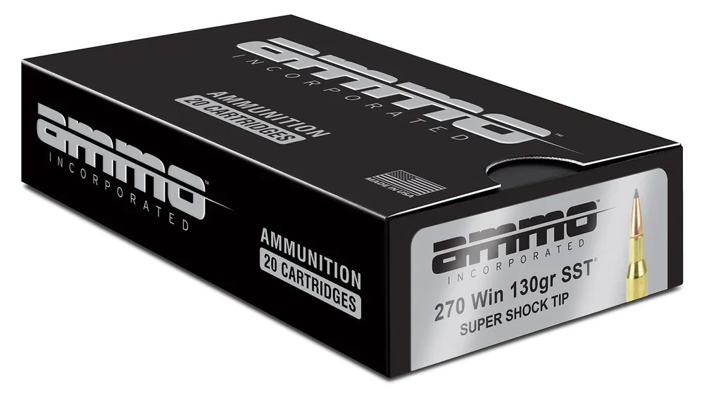 Ammo Inc Signature 270 Win. 130 Gr. Super Shock Tip (SST) 20/Box