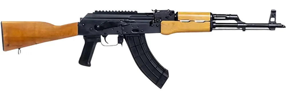 Century Arms CGR 7.62x39mm 30+1 16.5" Slant Compensator Forged Front Trunnion Picatinny Rail Wood Stock Polymer Grip RI4974-N