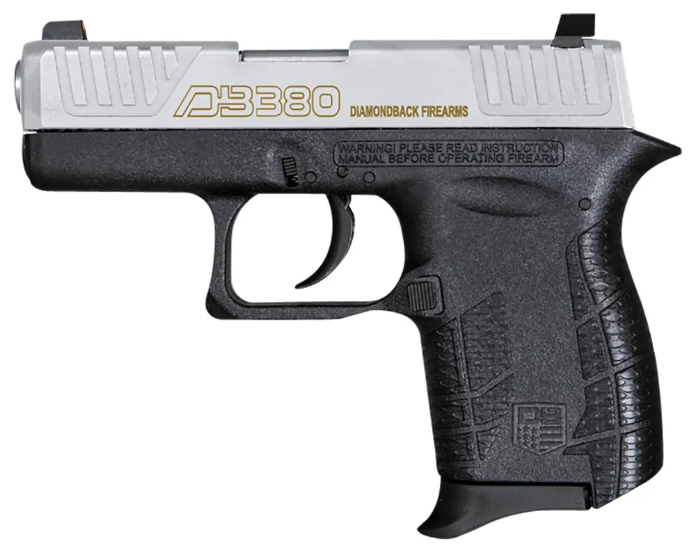Diamondback DB380 Gen4 380 ACP Pistol 2" Nickel Boron/Black DB0100E022