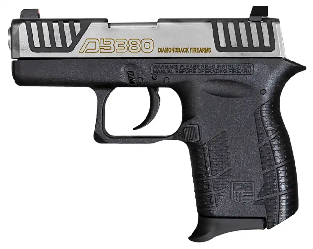 Diamondback DB380 Gen4 380 ACP Pistol 2" Stainless/Black DB0100E032