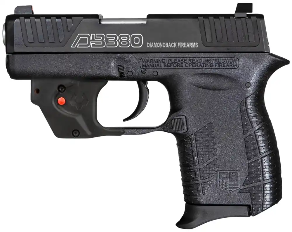 Diamondback Gen4 w/Viridian Laser .380ACP Pistol 2.80" 6+1 DB0101E002