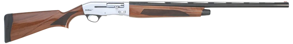 TriStar Viper G2 Pro 410 Gauge 3" 5+1 28" Black Barrel, Silver Cerakote Rec, Select Turkish Walnut Stock