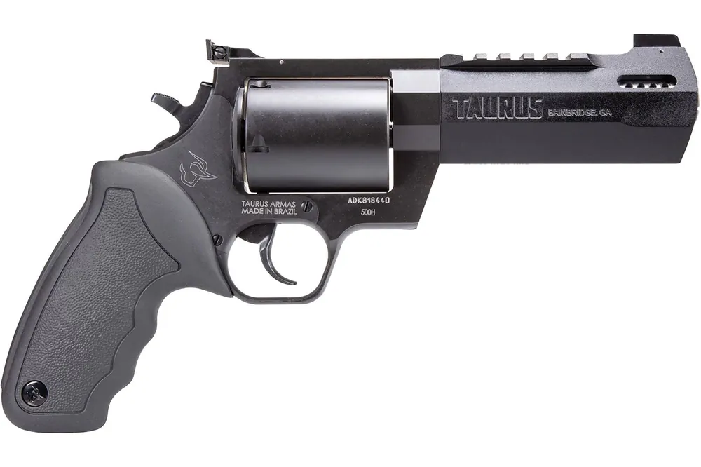 Taurus Raging Hunter 500 S&W Mag 5rd Shot 5.12" Black Black Cylinder Black Black Rubber Grip
