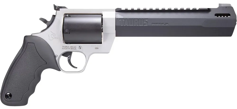 Taurus Raging Hunter 500 S&W Mag 5rd Shot 8.38" Matte Black Matte Black Cylinder Matte Stainless Black Rubber Grip