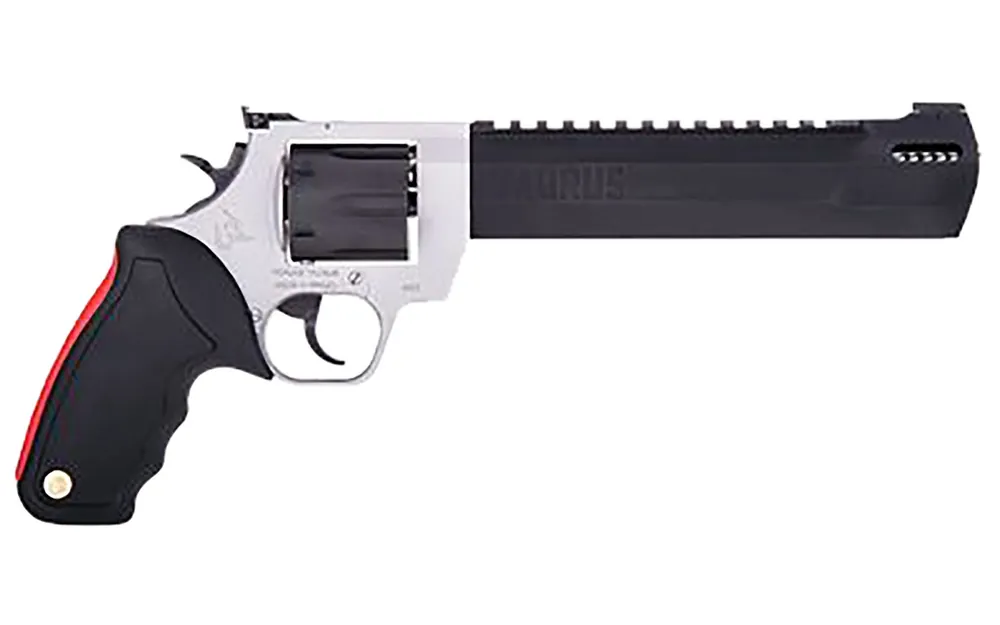 Taurus Raging Hunter 500 S&W Mag 5 Shot 10" Matte Black Barrel & Cylinder, Matte Stainless Frame Black Rubber Grip