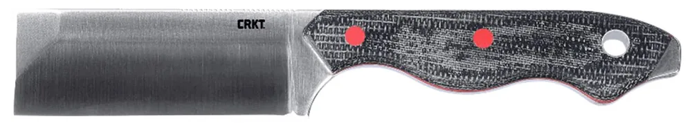CRKT Razel 2.97" Fixed Plain Satin D2 Steel Blade Weathered Resin Infused Fiber Handle Includes Sheath