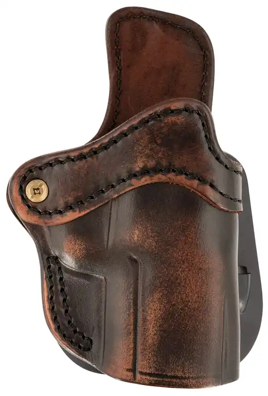 1791 Gunleather Paddle Holster Optic Ready OWB Size 2.4S Vintage Leather Paddle Fits FN 509/H&K VP9SK RH