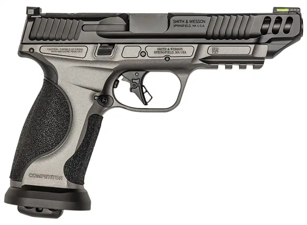 Smith & Wesson M&P Performance Center M2.0 Competitor Full Size Frame 9mm Luger 10+1, 5" Black Armornite Steel Barrel