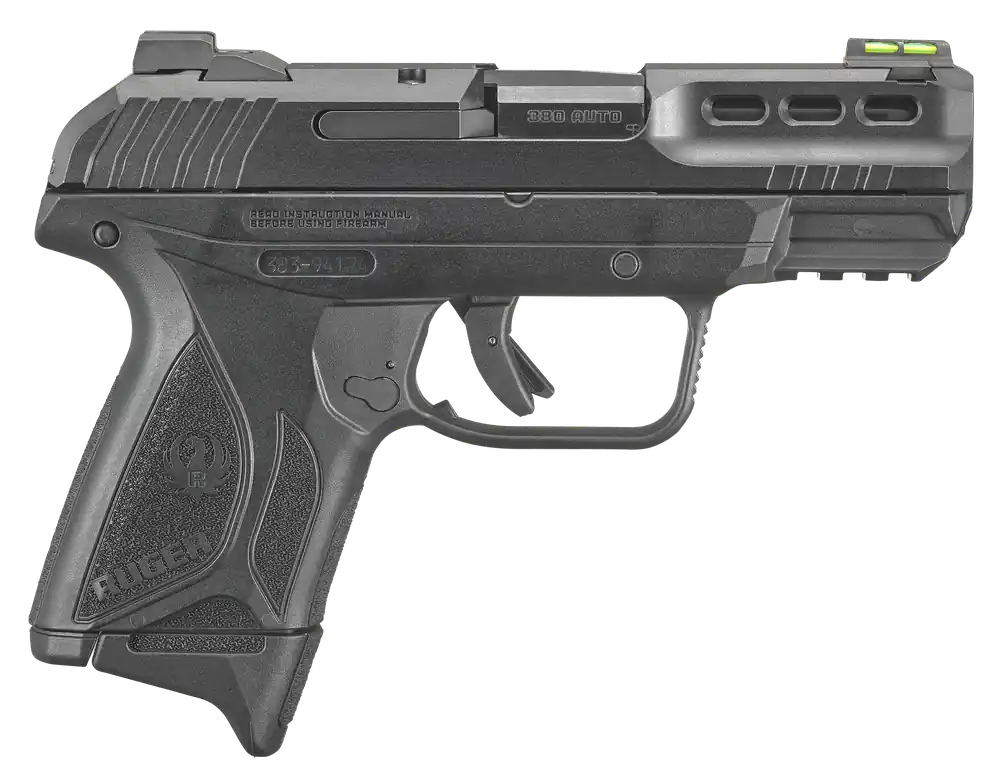 Ruger Security-380 .380ACP 3.42" 10+1 Polymer Frame Fiber Optic Front Sight Black 3855