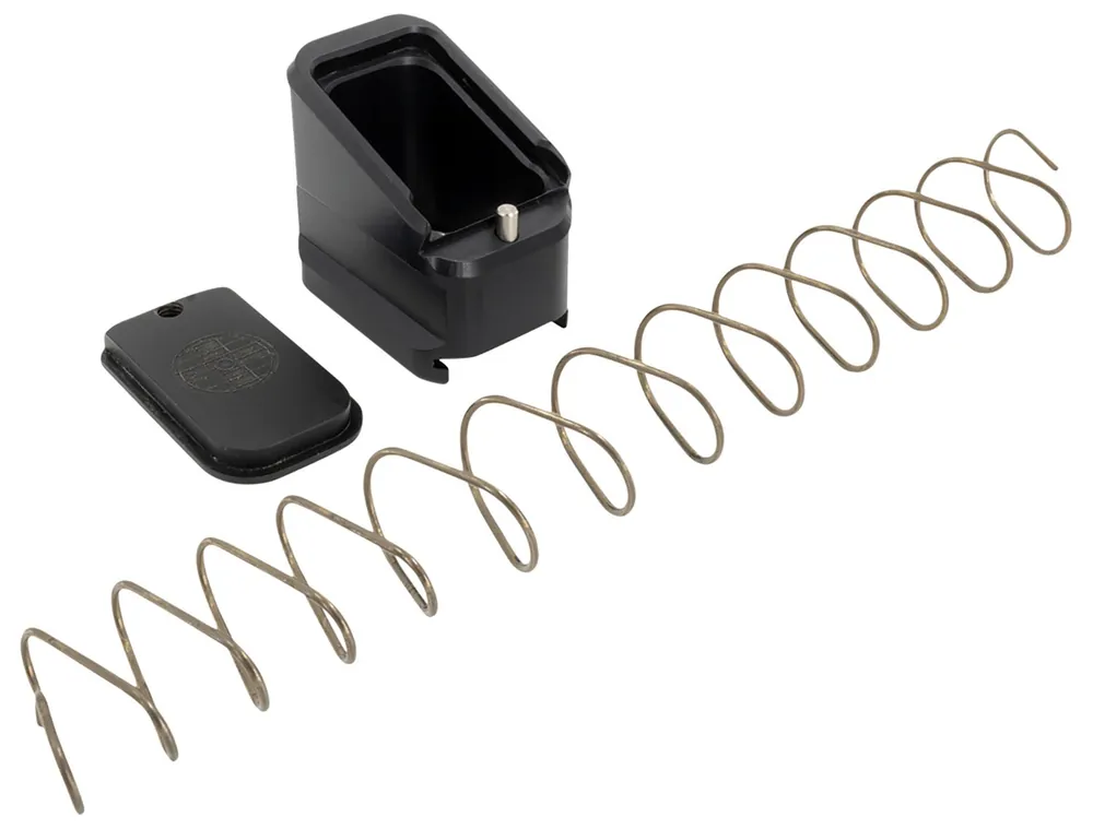 Shield Arms Magazine Extension for CZ P10-C/P07, 5rd (9mm), 4rd (40S&W), Black Aluminum