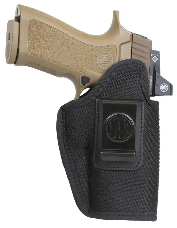 1791 Gunleather Premium Nylon IWB Size 05 Black Ballistic Nylon Clip-On LH