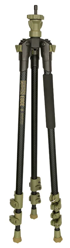 Primos Edge Tripod Shooting Stick 31"-59", Dark Earth & Carbon Fiber Legs
