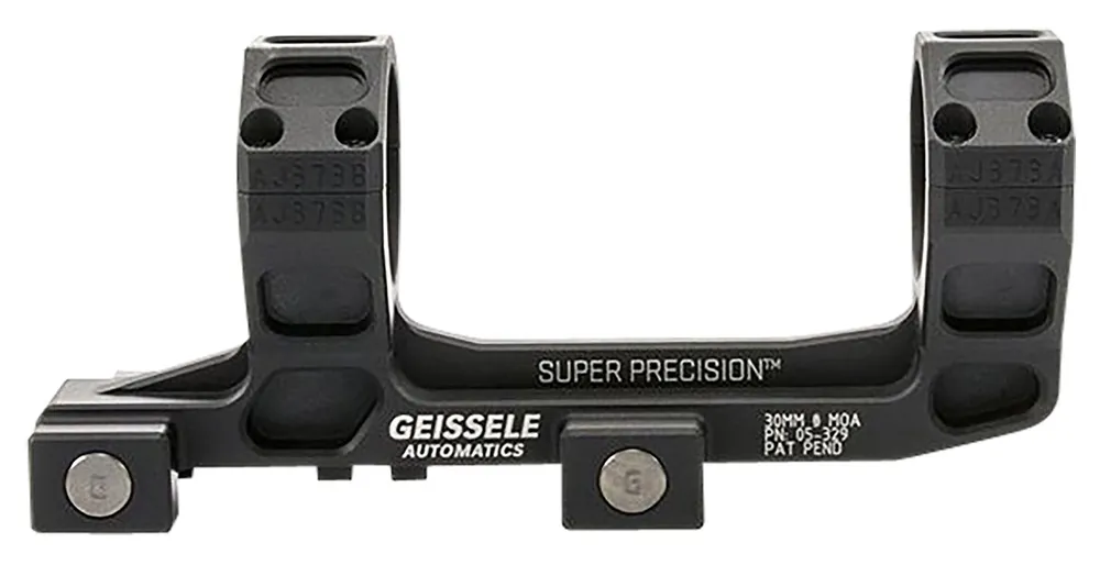 Geissele Automatics Super Precision Vortex Scope Mount/Ring Combo Standard Black Anodized Aluminum
