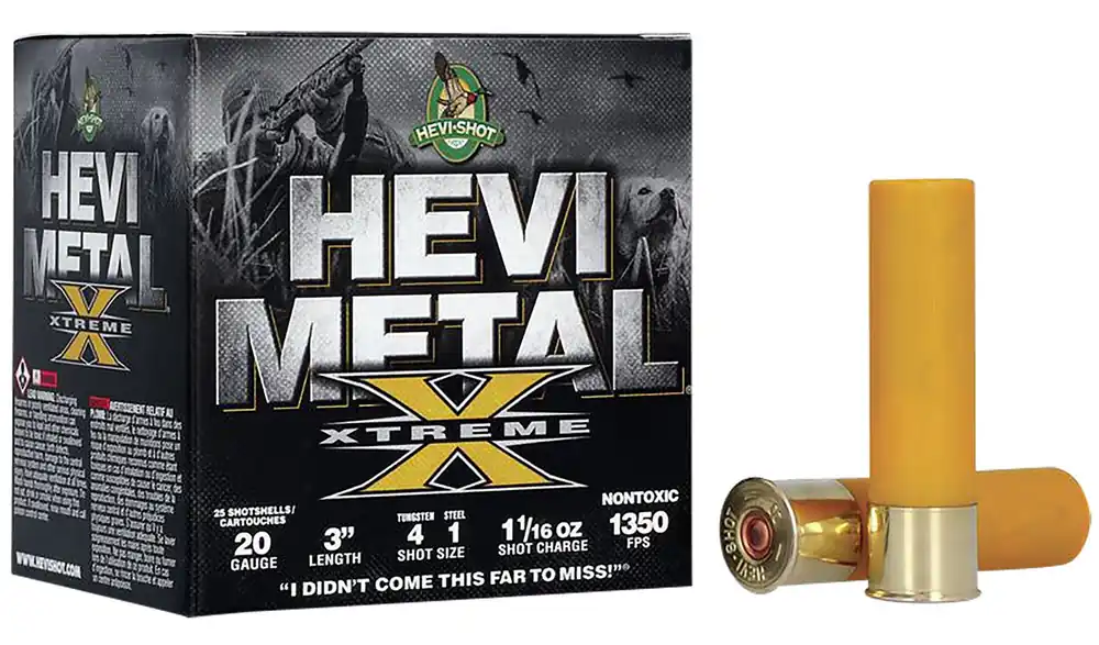 HEVI-Shot HEVI-Metal Xtreme 20 GA 3" 1-1/16 oz. 4 & 1 Shot 25/Box
