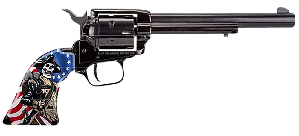 Heritage Mfg Rough Rider Independence Day .22LR 6Rd 6.50" Steel Barrel/Cyl Zinc Alloy Frame Black Oxide SAO RR22B6CSS