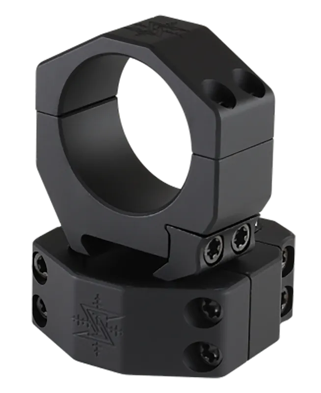 Seekins Precision Scope Rings Matte Black 35mm Low