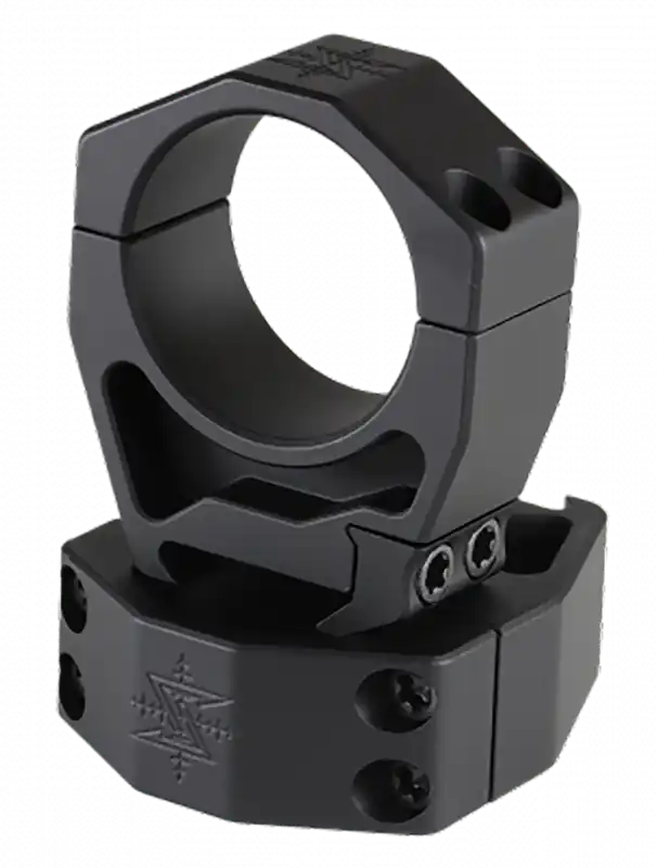 Seekins Precision Scope Rings Matte Black 35mm Extra High