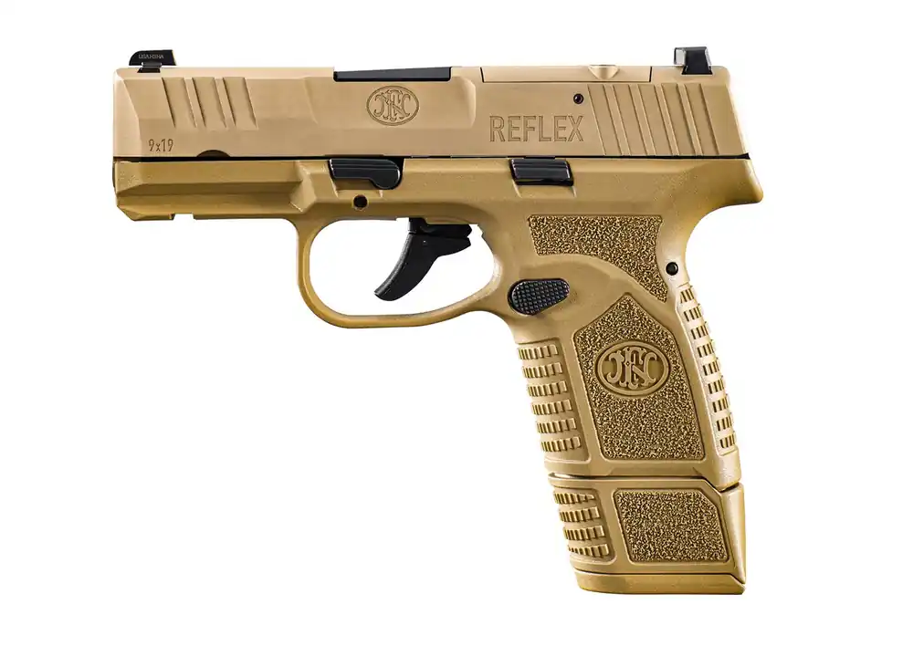 FN Reflex MRD 9mm Luger Pistol 3.30" Flat Dark Earth 66101411