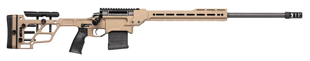 Daniel Defense Delta 5 Pro 6.5 CM 24" Heavy Barrel 5+1 Timney Trigger Muzzle Brake Adj LOP/Cheek Piece Black/Coyote 4215911081