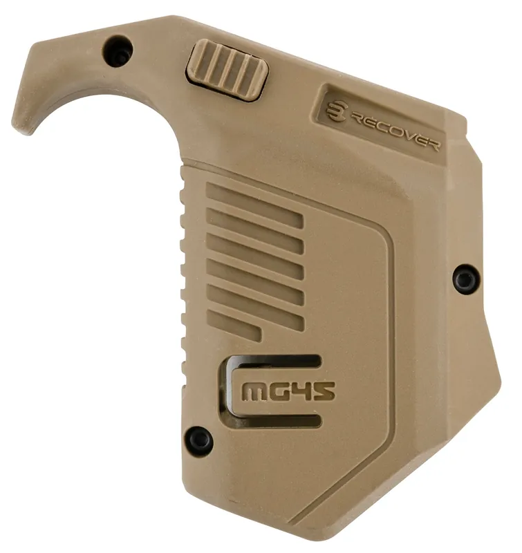 Recover Tactical Angled Mag Pouch, Tan for Glock 10mm Auto, 45 ACP Double Stack Magazines