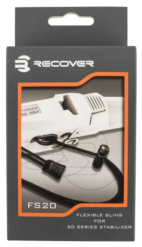 Recover Tactical 20/20 Black Elastic Sling compatible with all Recover Tactical Stabilizer Braces