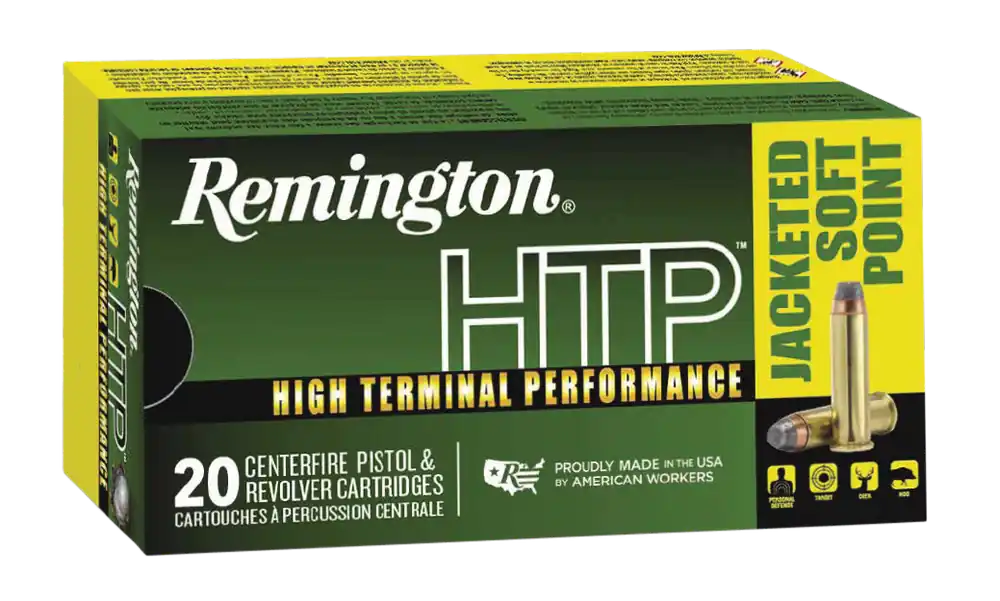 Remington Ammunition HTP 44 Rem Mag 240 gr Jacketed Soft Point (JSP) 20 Bx/ 25 Cs