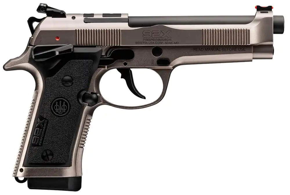 Beretta USA 92X Performance Defensive 9mm Luger Pistol, 4.90" 10+1 Gray Nistan