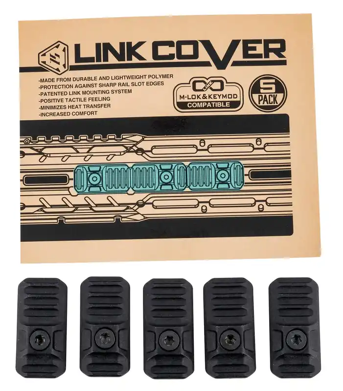 Strike Industries Link M-LOK/Keymod Compatible 39.90mm 20.00mm Mount Height Polymer 5 Pack