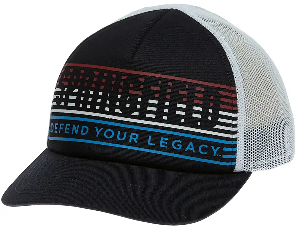 Springfield Armory Retro 80‘s/90‘s Trucker Hat Navy/White Adjustable Snapback OSFA Structured