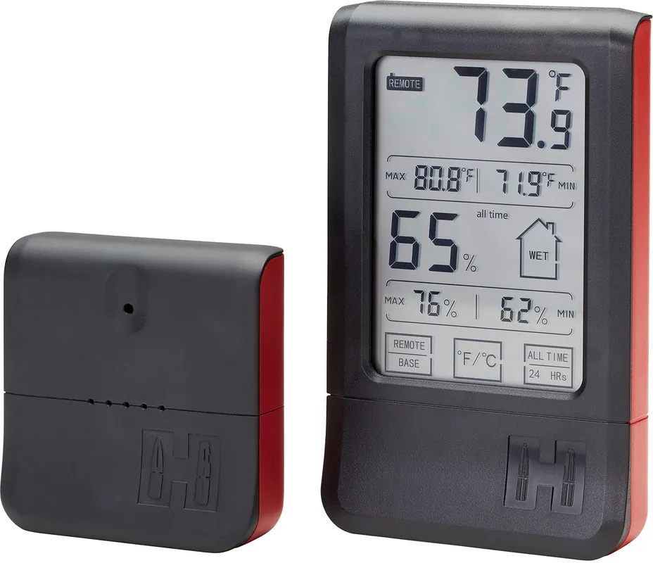 Hornady Wireless Hygrometer Touchscreen Black