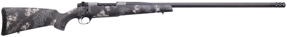 Weatherby Mark V Backcountry 2.0 Ti 6.5-300 Wthby Mag 3+1 26" Carbon Fiber Barrel Cerakote Black with Gray/White