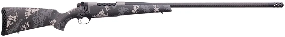 Weatherby Mark V Backcountry 2.0 Ti 6.5 Wthby RPM Rifle 4+1 24" Black with Gray/White Peak 44 Blacktooth Stock MCT20N65RWR6B