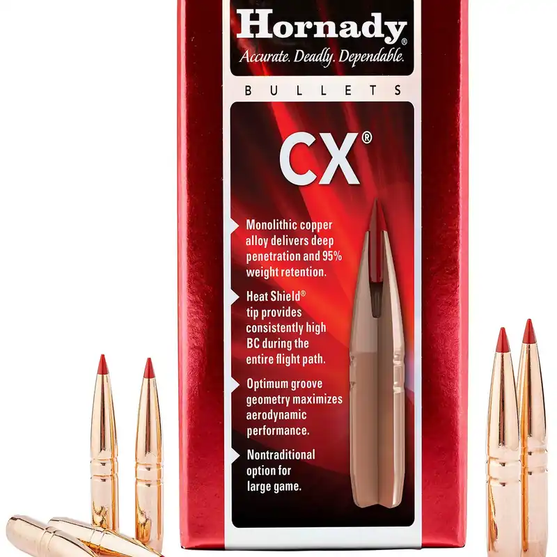 Hornady CX 6.5mm 130 Gr Copper Solid 50/Box
