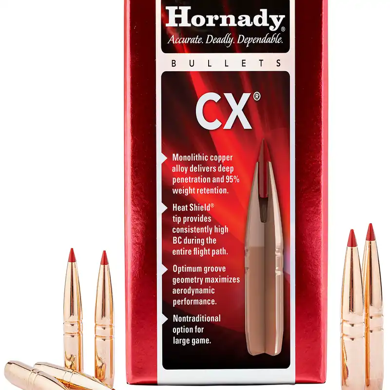 Hornady CX 38 Cal 100 Gr Copper Solid 50/Box