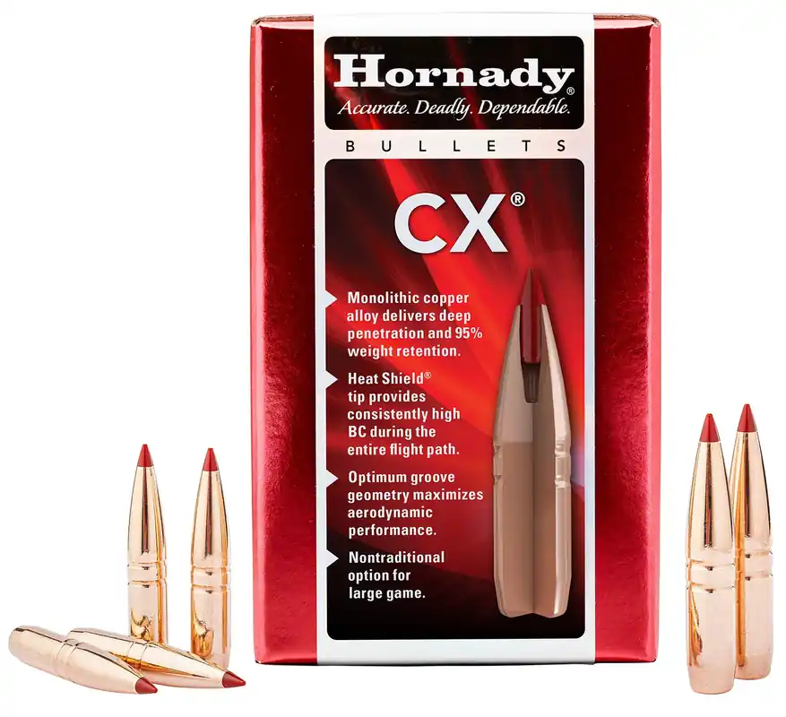 Hornady CX 375 Cal 250 gr Copper Solid 50 Per Box