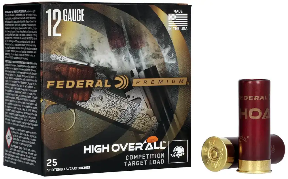 Federal Premium High Over All 12 Ga 2.75" 1 1/8 oz 1200 fps 8 25/Box