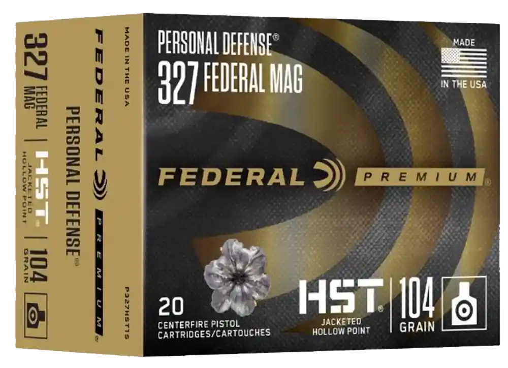 Federal Premium 327 Federal Mag 104gr JHP 20rd Box