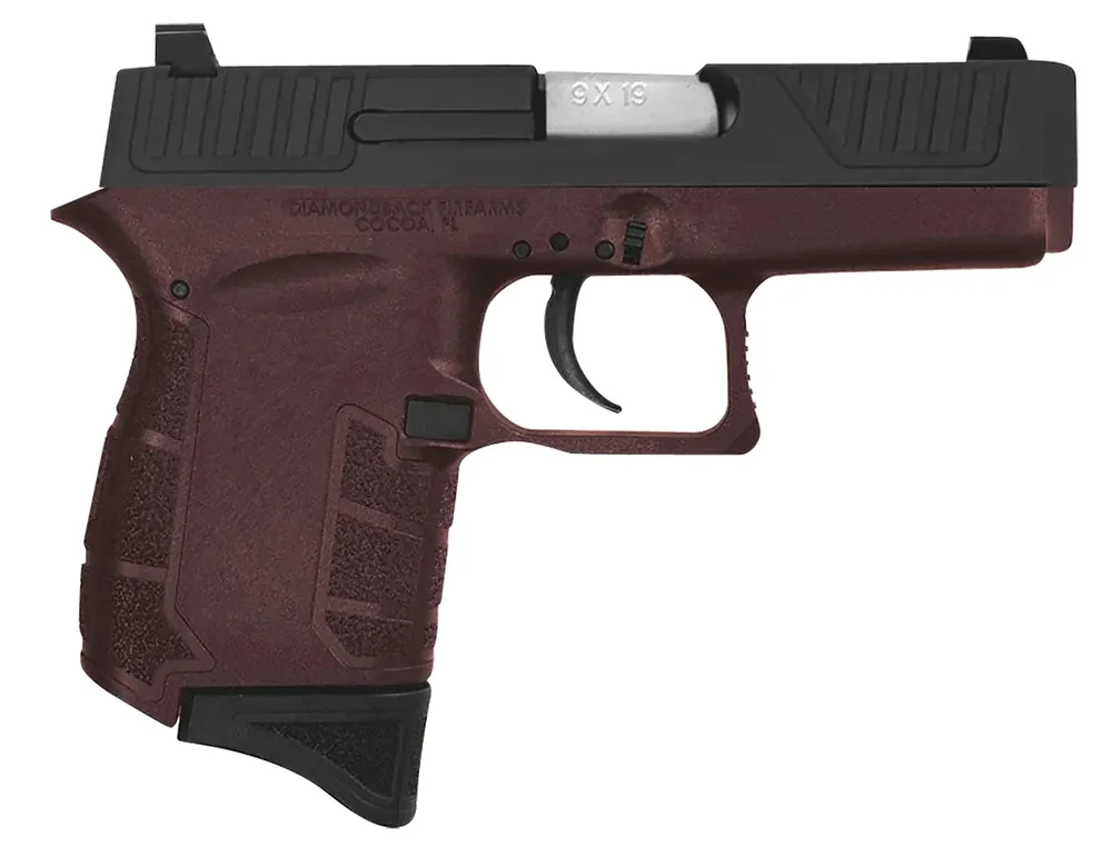 Diamondback DB9 G4 9mm Semi-auto 3.10" 6+1 Midnight Bronze Frame Black SS Slide DB0200P071